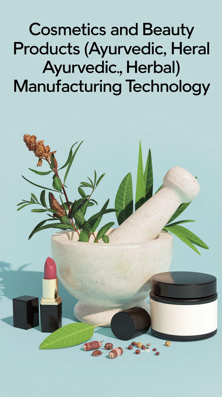 'Cosmetics and Beauty Products (Ayurvedic, Herbal) Formulation and Manufacturing Technology