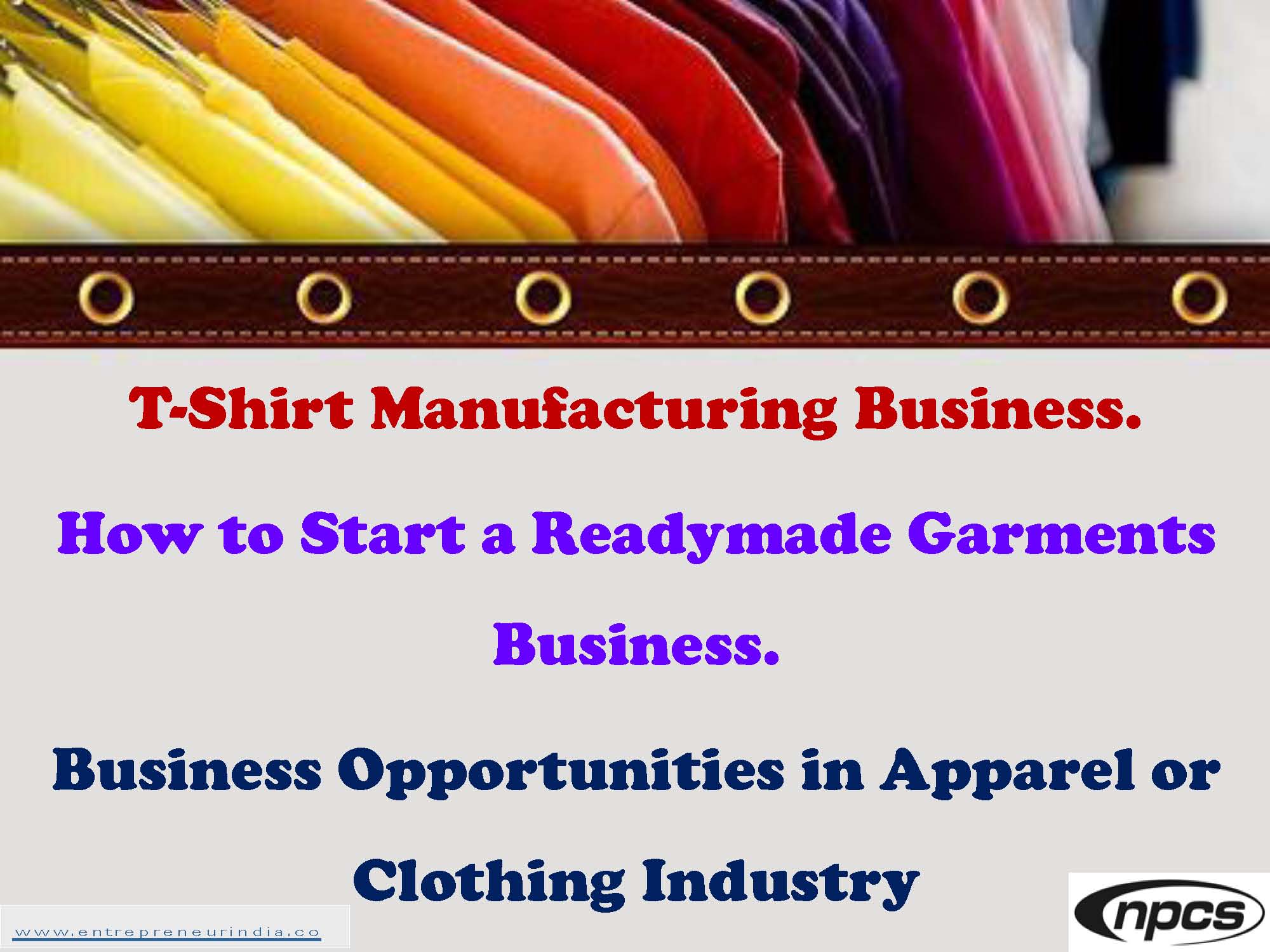 T-Shirt Manufacturing Business