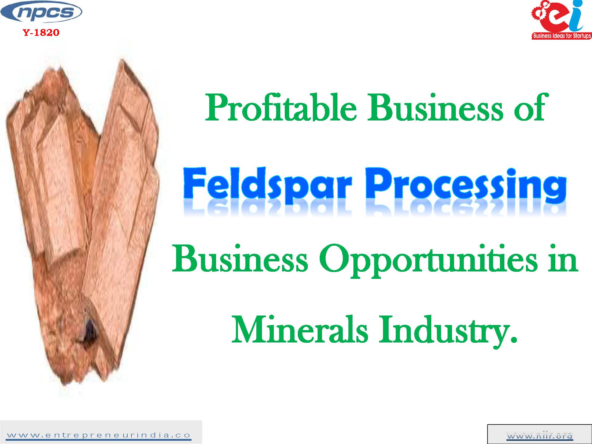 Profitable Business of Feldspar Processing Business Opportunities in Minerals Industry
