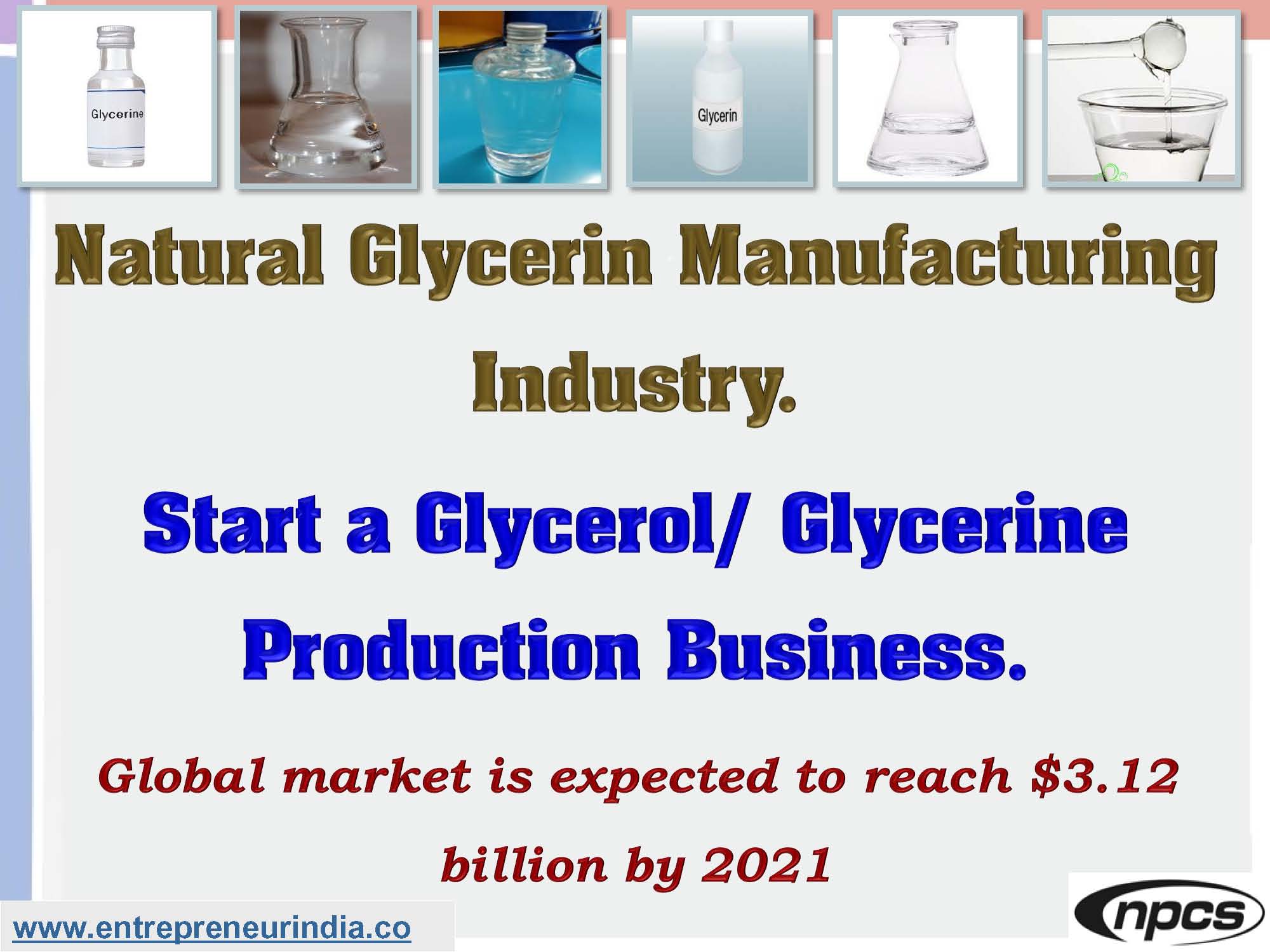 Natural Glycerin Manufacturing Industry