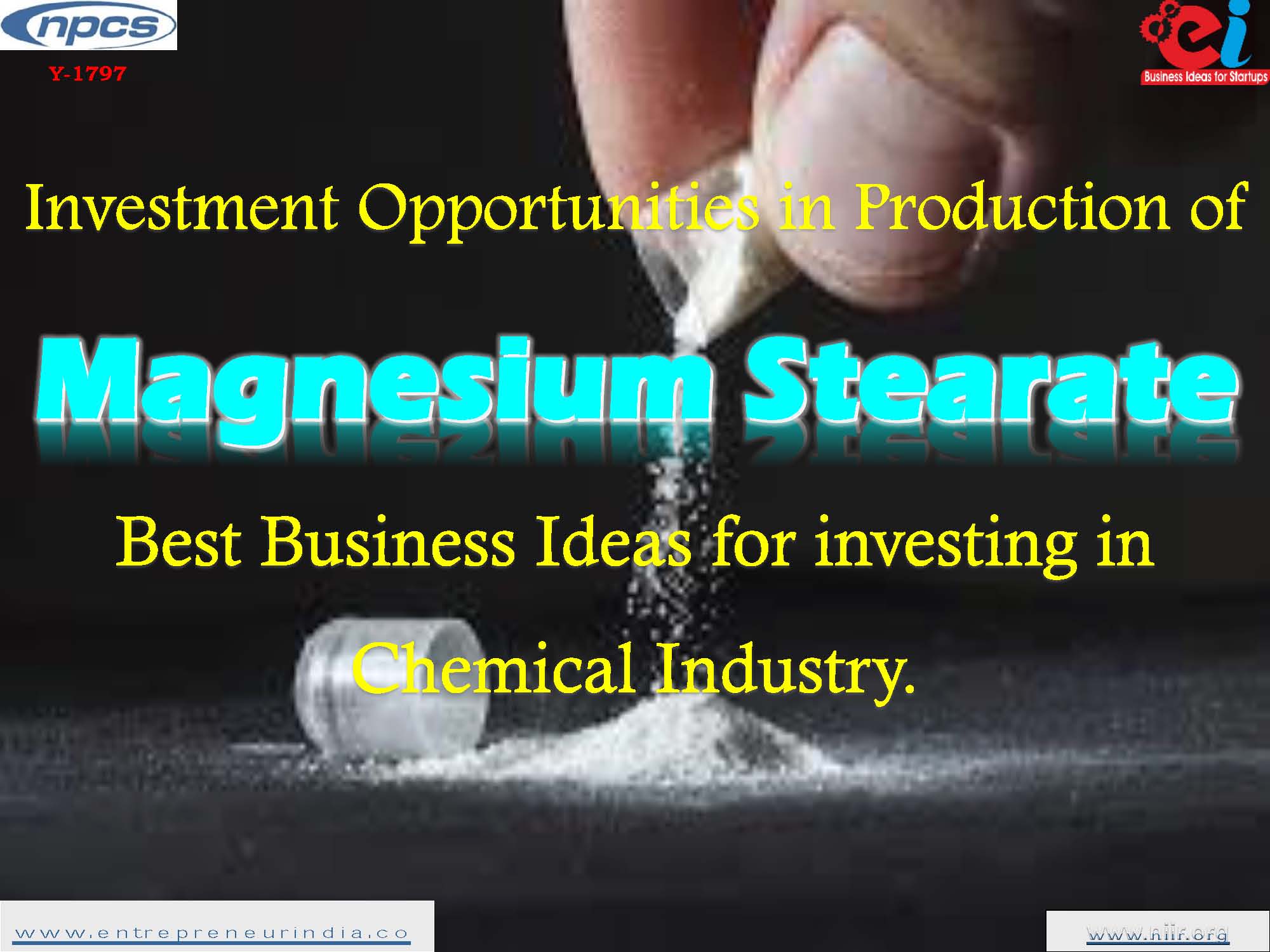 Investment Opportunities in Production of Magnesium Stearate Best Business Ideas for investing in Chemical Industry
