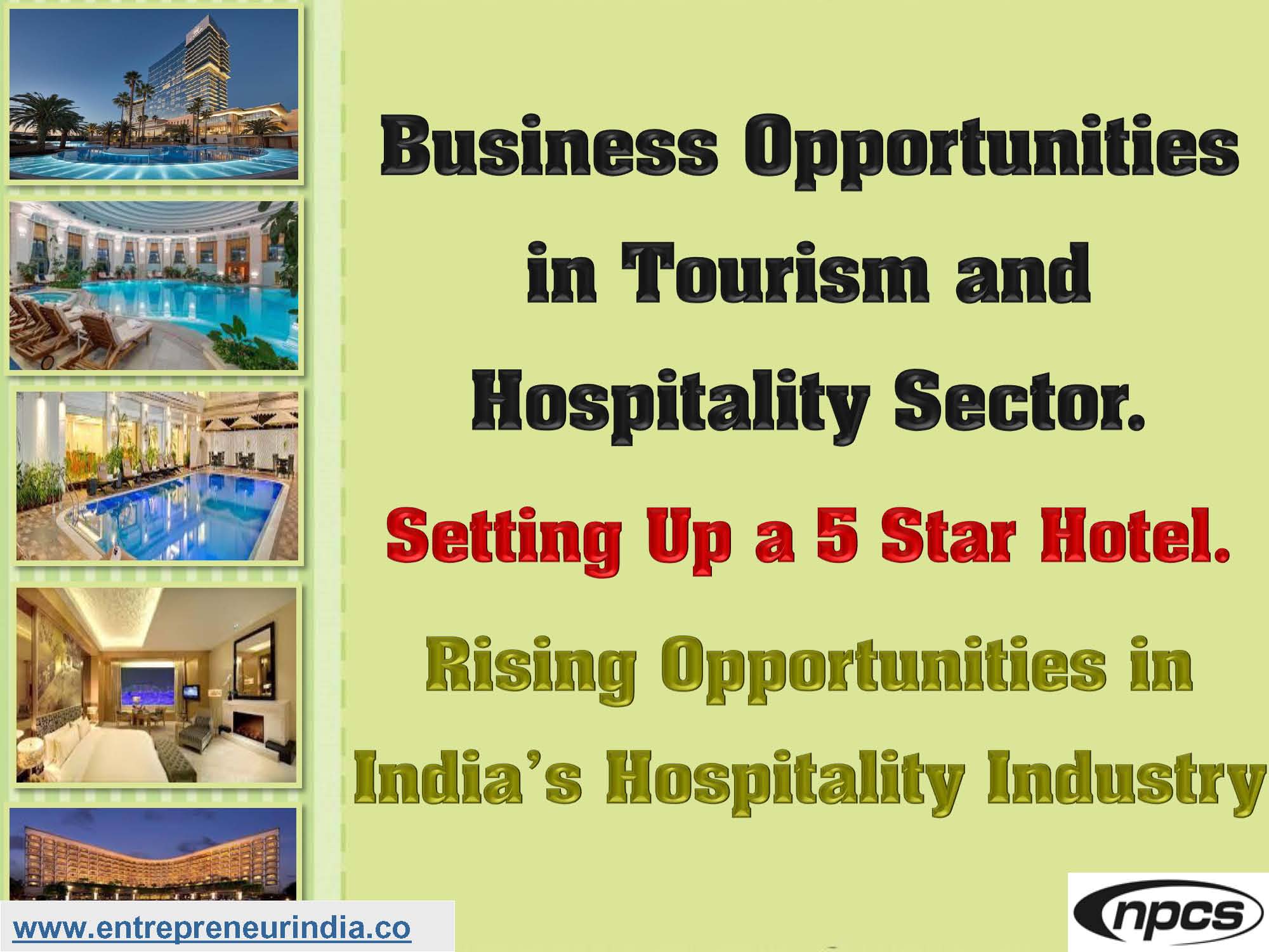 Business Opportunities in Tourism and Hospitality Sector