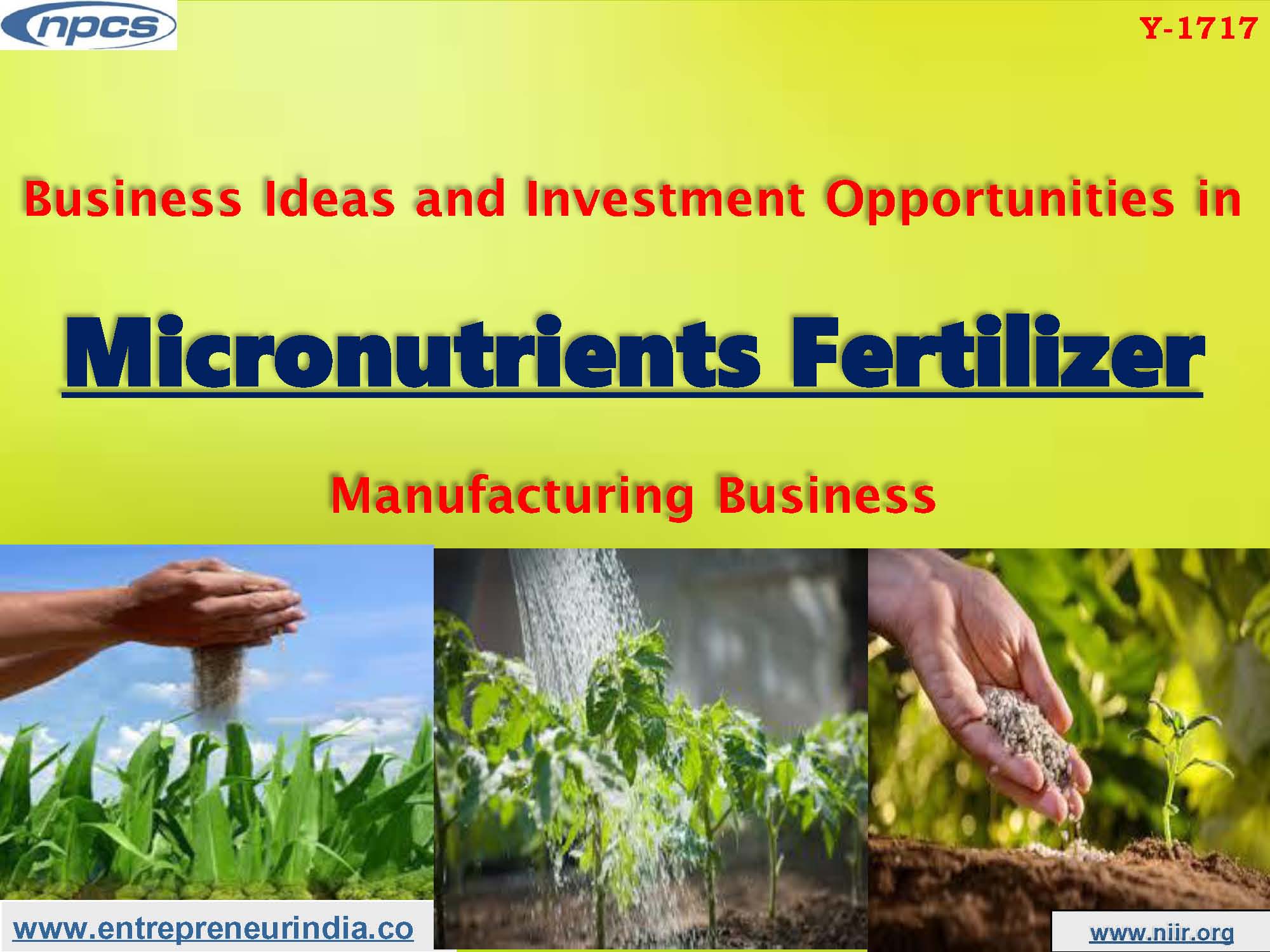 Business Ideas and Investment Opportunities in Micronutrients Fertilizer Manufacturing Business