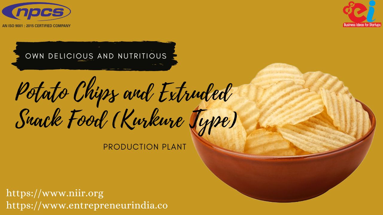 Own Delicious and Nutritious Potato Chips and Extruded Snack Food (Kurkure Type) Production Plant