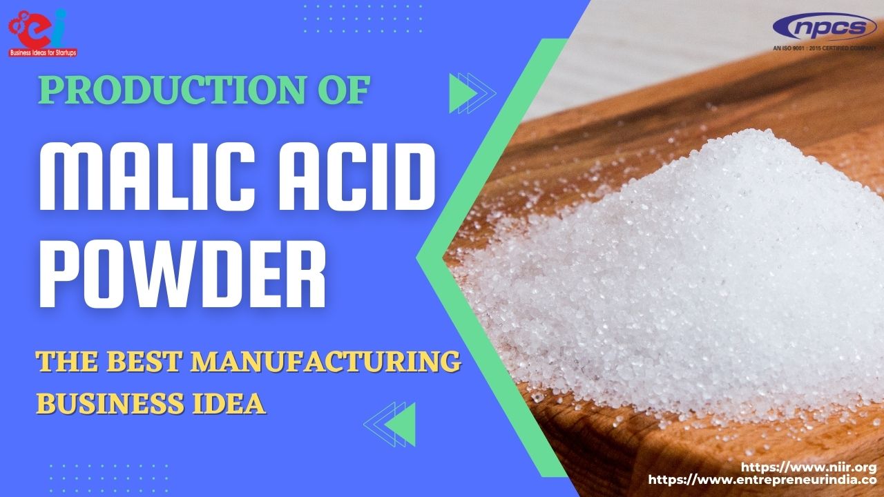 Production of Malic Acid Powder The Best Manufacturing Business Idea