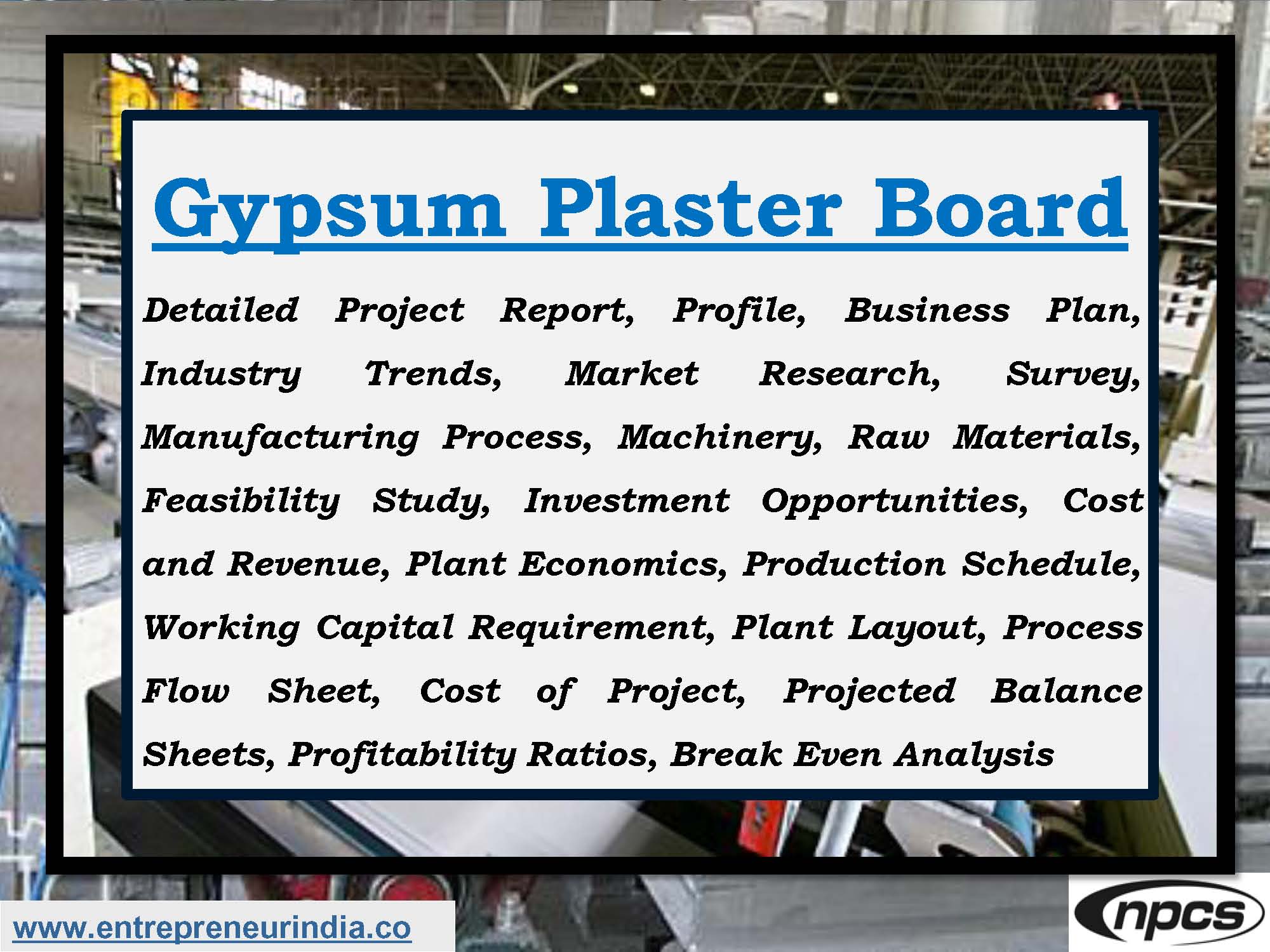 Gypsum Plaster Board
