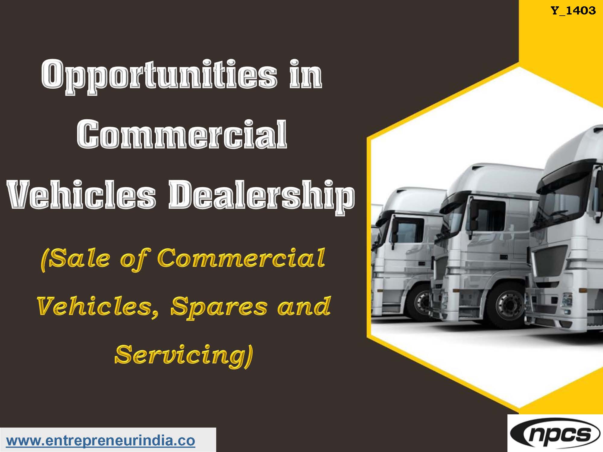 Opportunities in Commercial Vehicles Dealership