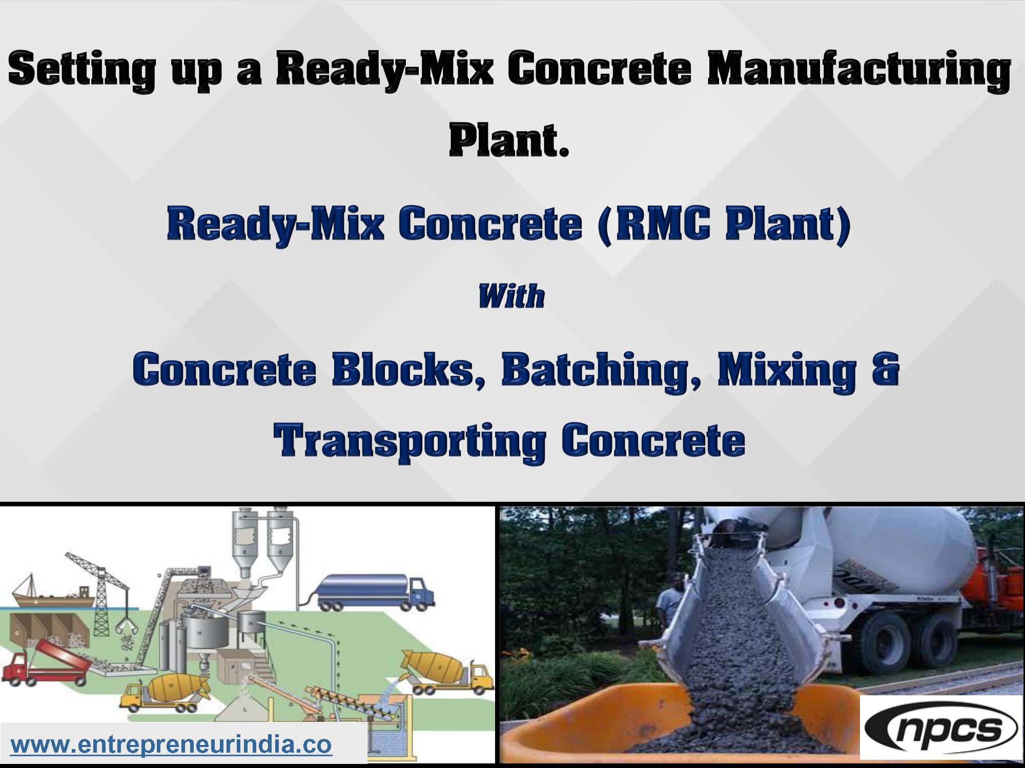 ready mix concrete plant business plan