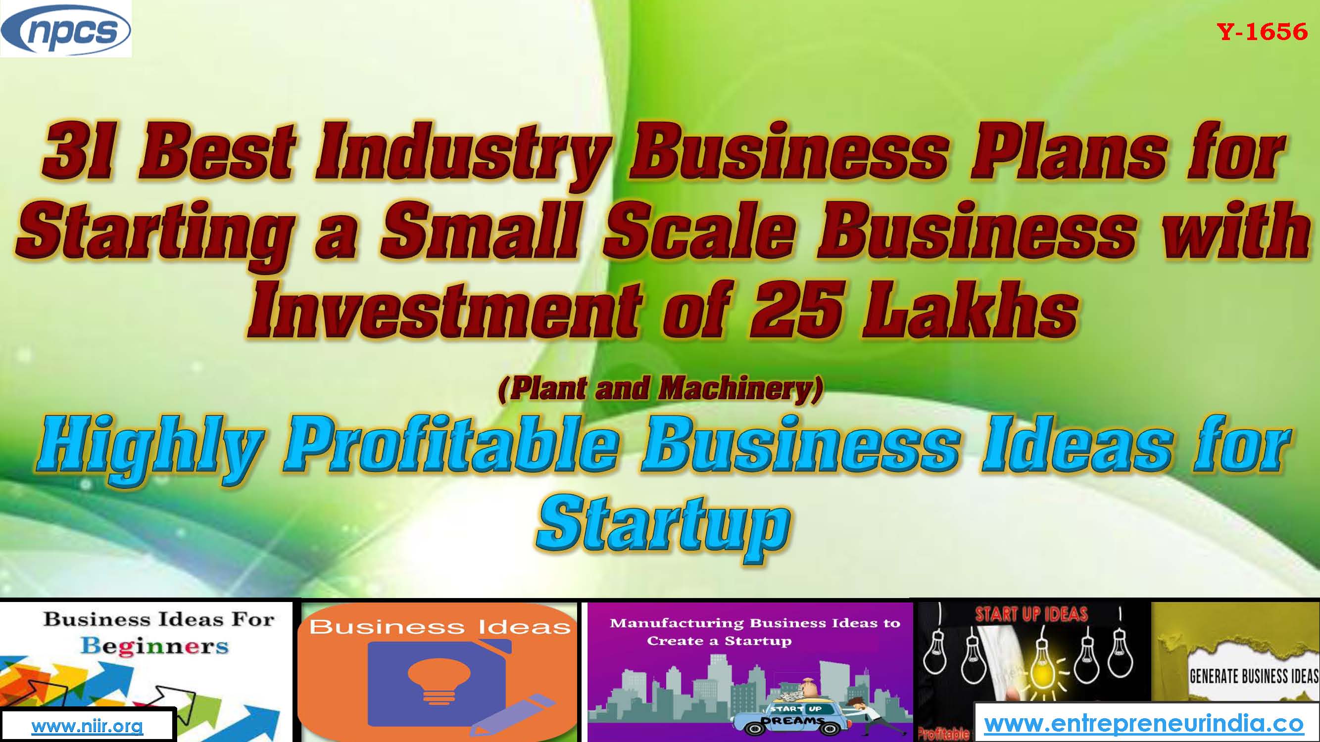 small scale manufacturing business plan