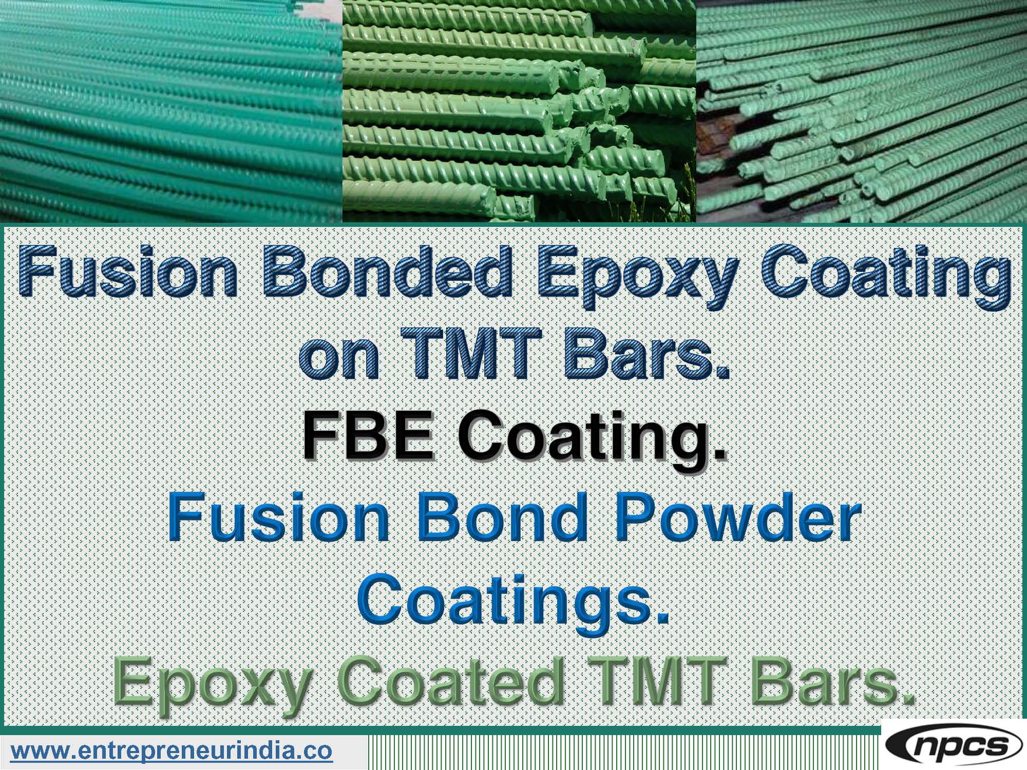 Fusion Bonded Epoxy Coating on TMT Bars. FBE Coating