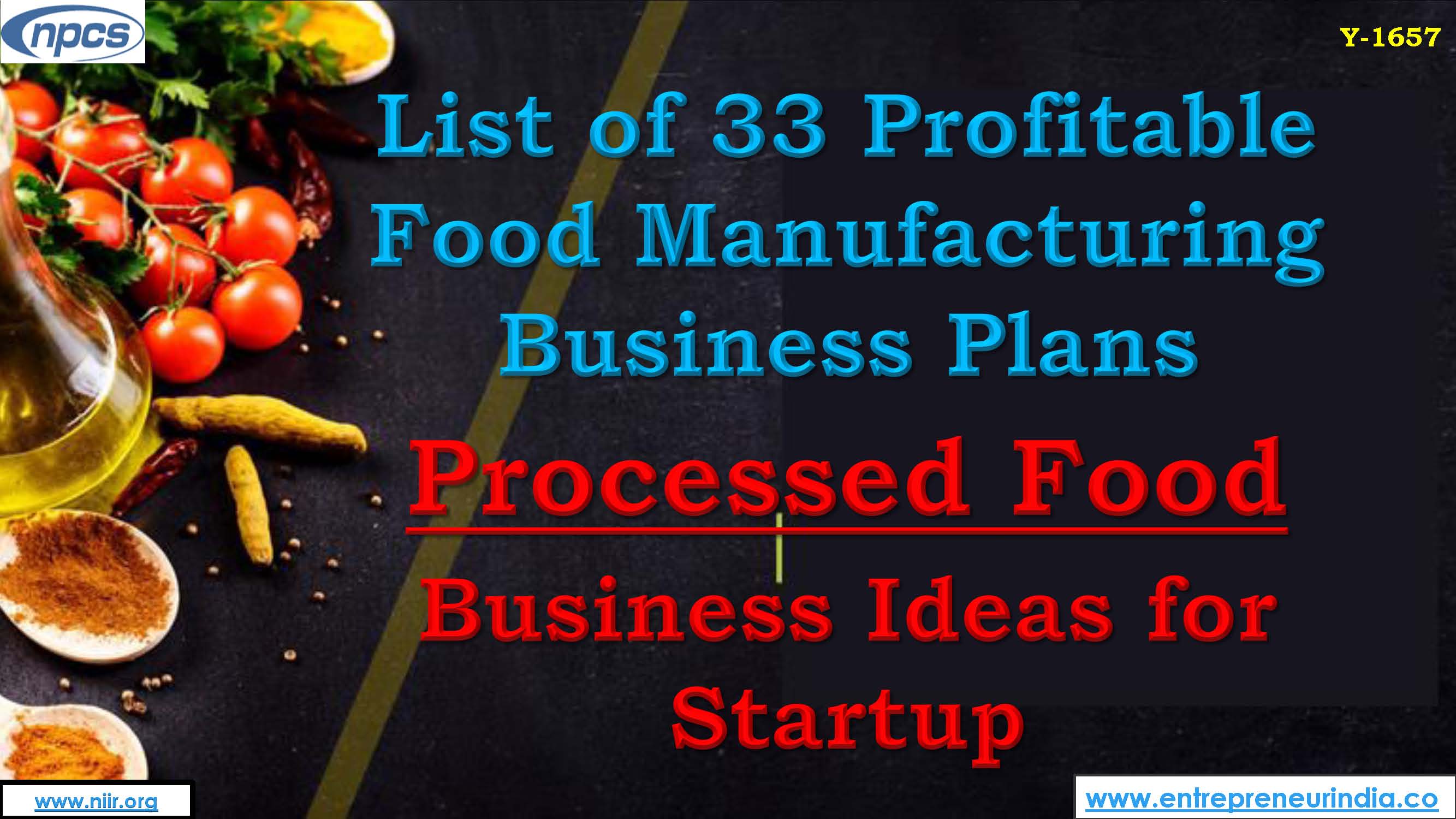 List of 33 Profitable Food Manufacturing Business Plans