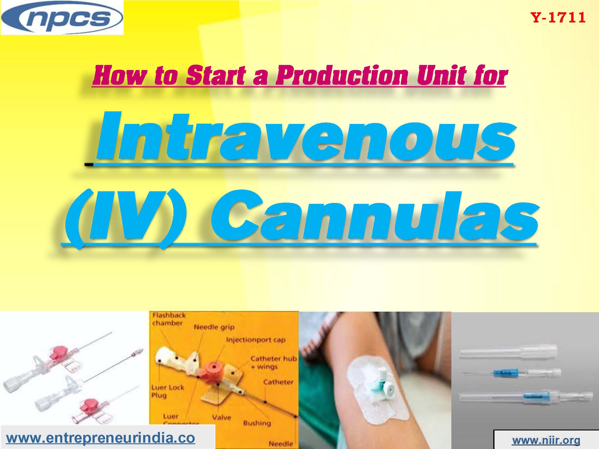 How to Start a Production Unit for Intravenous (IV) Cannulas