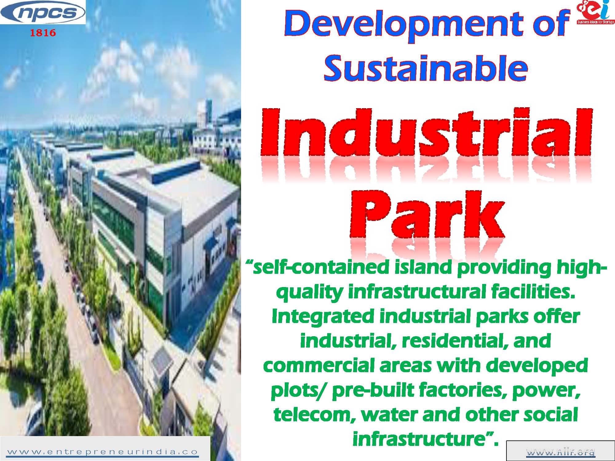 Development of Sustainable Industrial Park