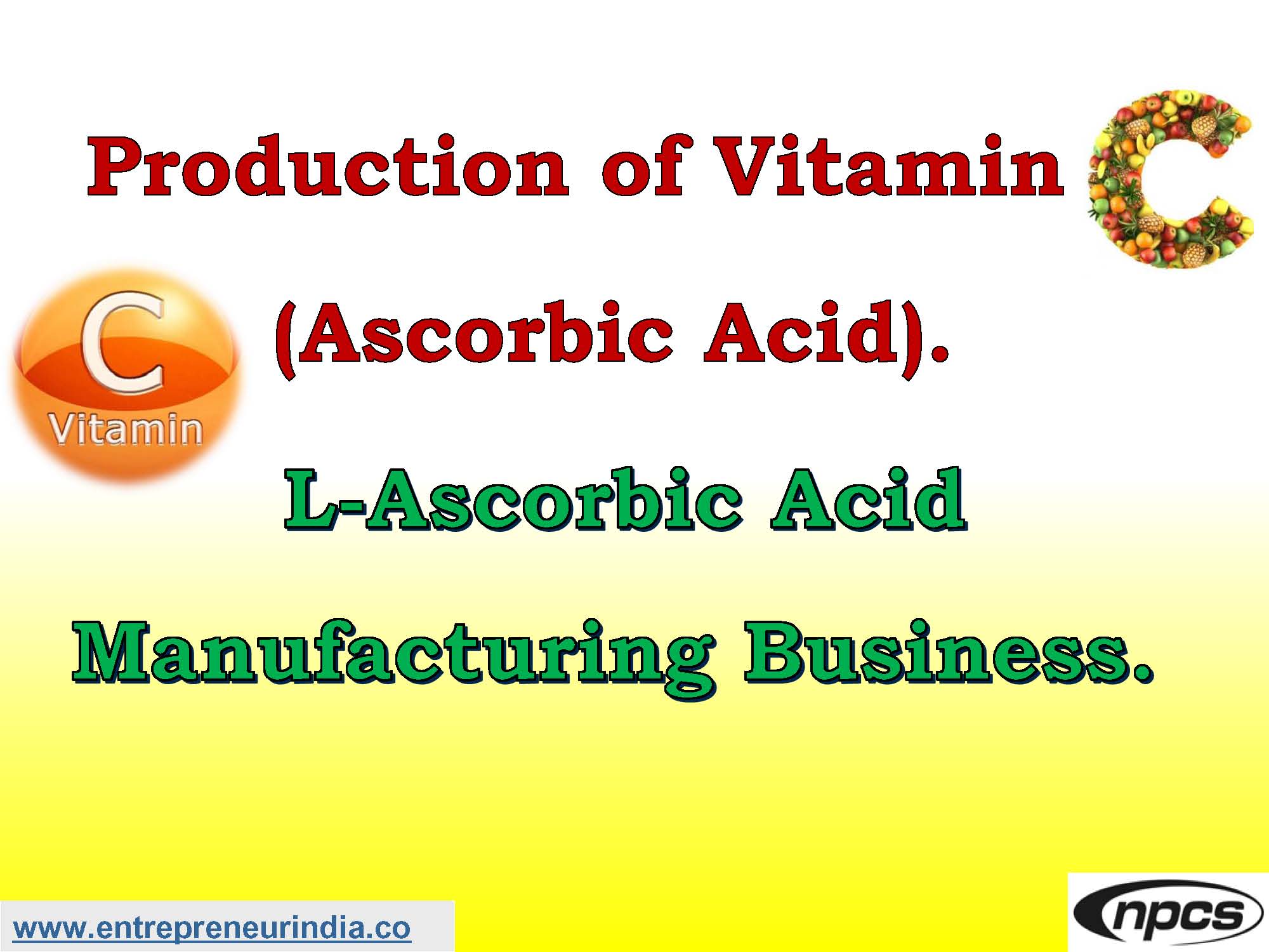 Production of Vitamin C (Ascorbic Acid)