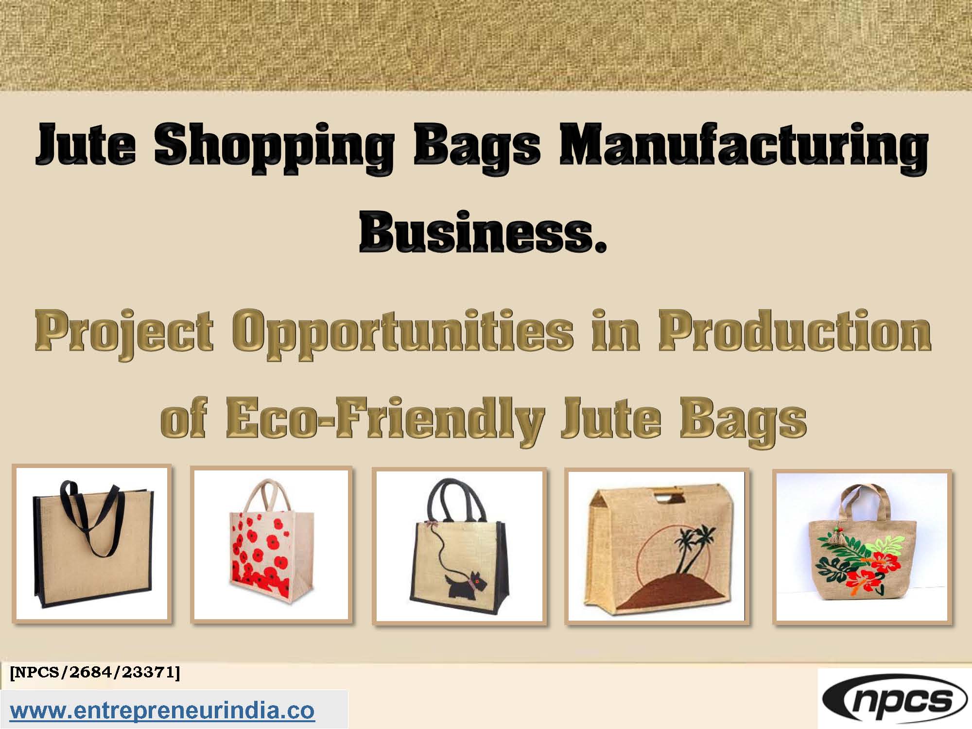 jute bag manufacturing business plan pdf