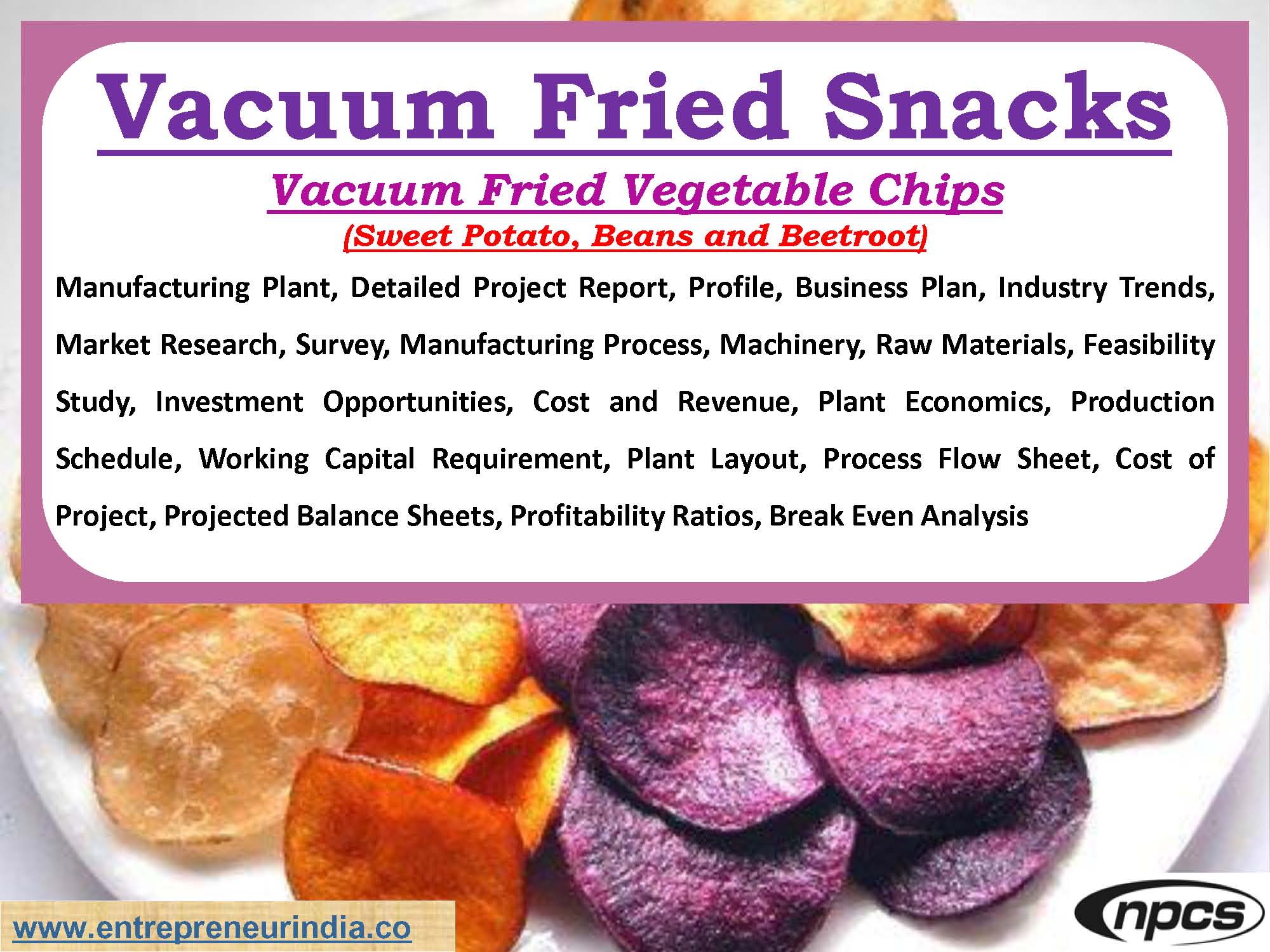 Vacuum Fried Snacks