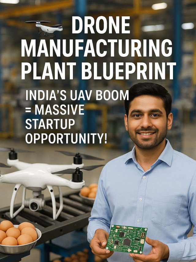 Drone Manufacturing Plant: A Complete Business Blueprint for India’s Growing UAV Industry