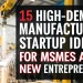 manufacturing startup ideas