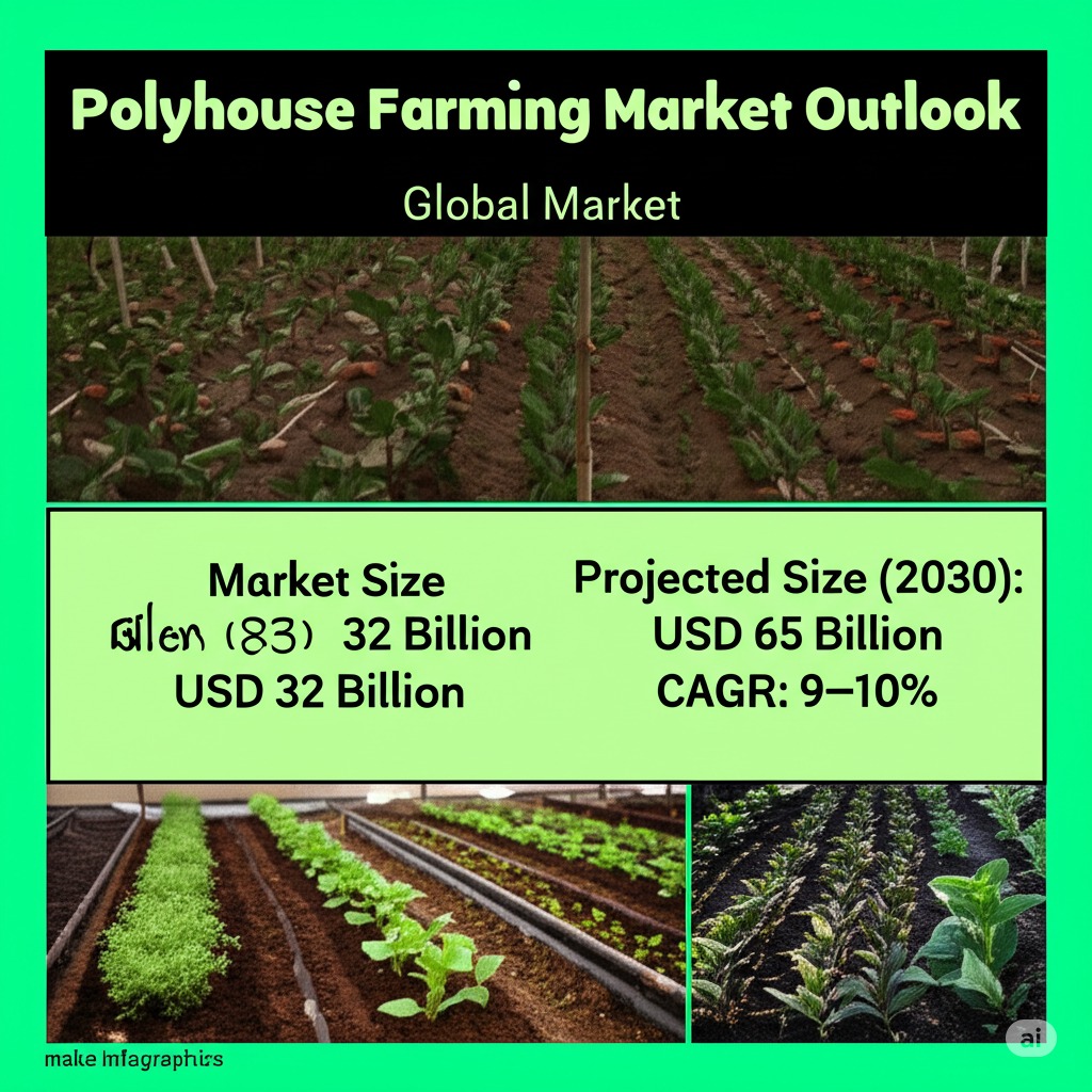 Polyhouse farming 