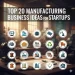 Manufacturing Business Ideas for Startups