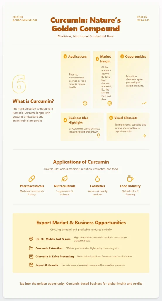 Curcumin Business Ideas