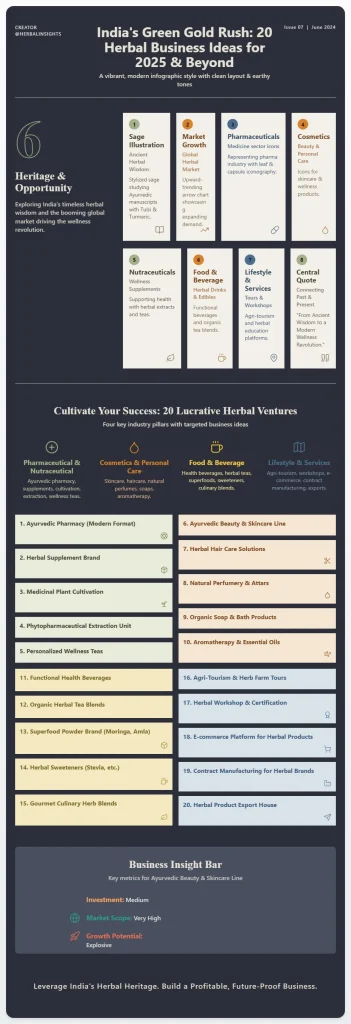 Herbal Products Manufacturing Business Ideas