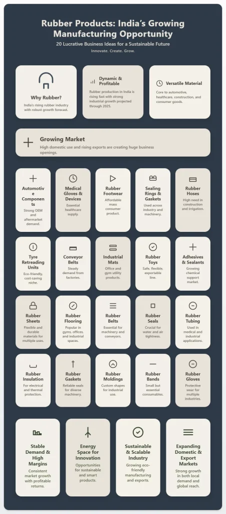 Rubber Products Manufacturing Business Ideas