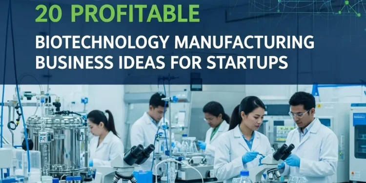 Biotechnology Manufacturing Business Ideas