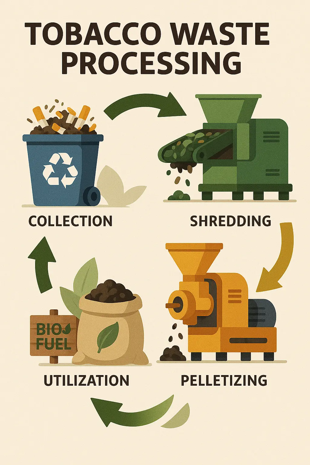 Tobacco Waste Processing