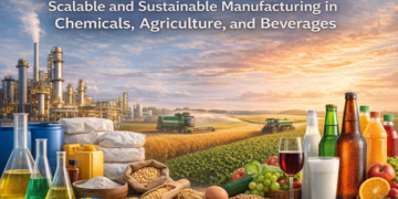 Emerging Industrial Opportunities for Scalable and Sustainable Manufacturing in Chemicals, Agriculture, and Beverages