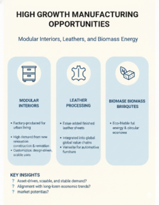 High Growth Manufacturing Opportunities