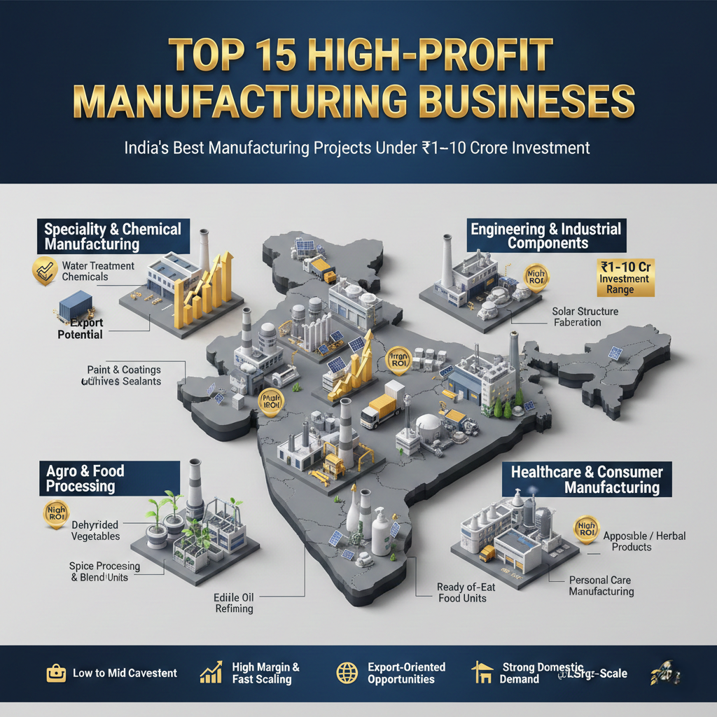 manufacturing business ideas India