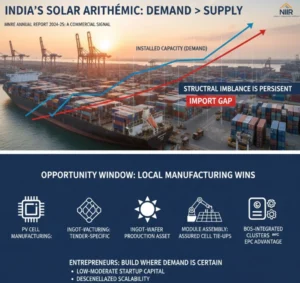 PV Cell & Module Demand vs Imports
