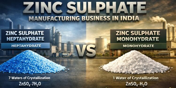 Zinc Sulphate Manufacturing plant setup and production process