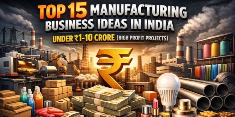 manufacturing business ideas India