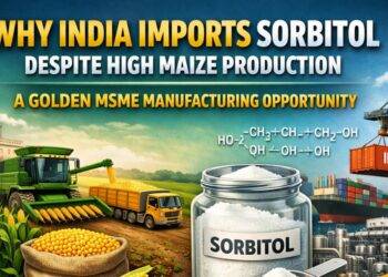 Why India Imports Sorbitol Despite High Maize Production – A Golden MSME Manufacturing Opportunity