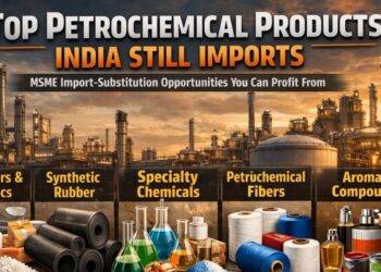 petrochemical import substitution manufacturing plant in India