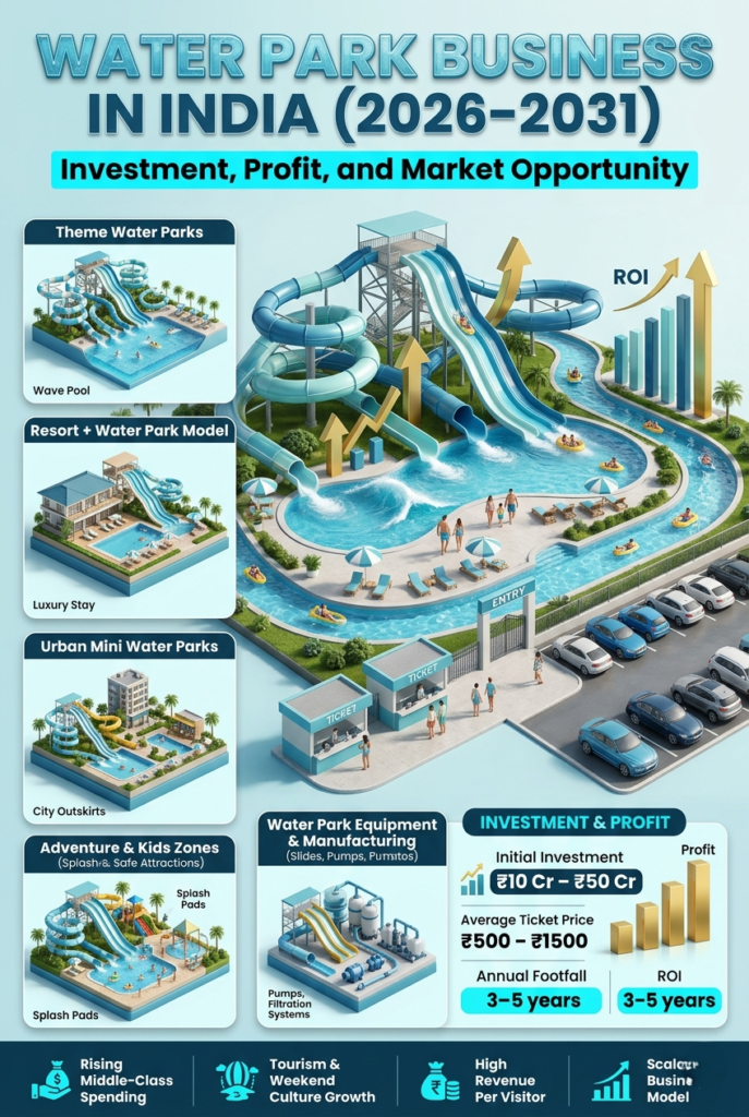Water park business in India