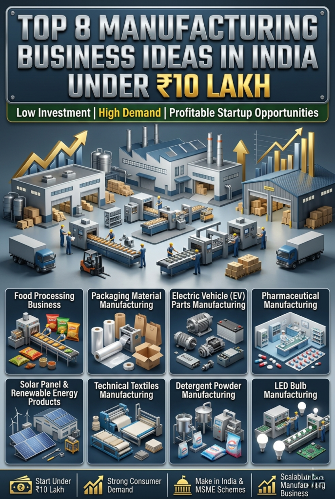 Manufacturing business ideas