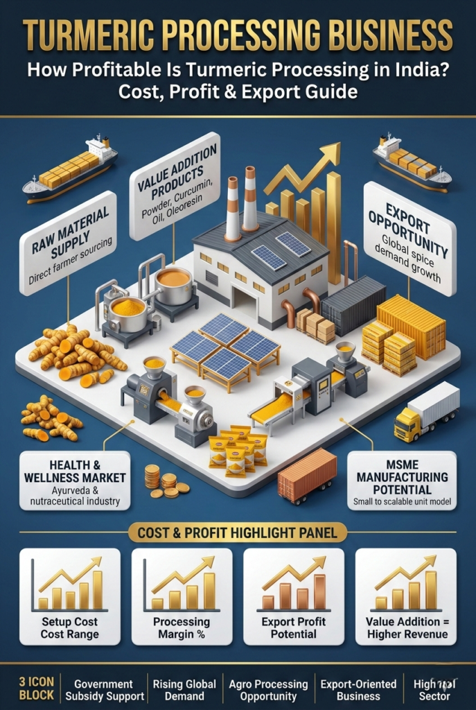Turmeric Processing Business India
