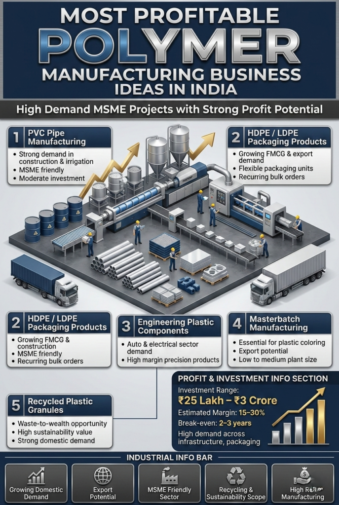 Polymer manufacturing business idea