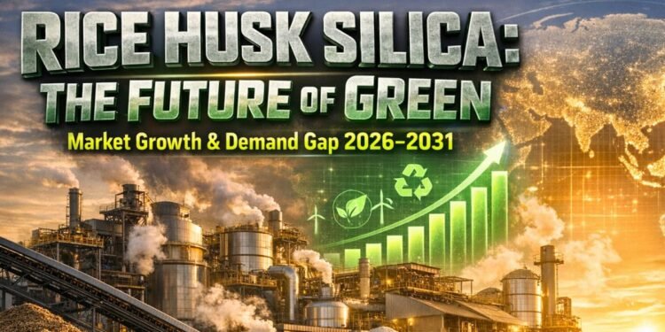 Rice husk ash used for extracting high purity silica