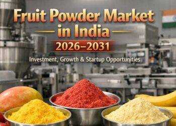 Fruit processing industry in India converting fruits into powder products