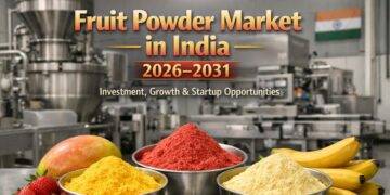 Fruit processing industry in India converting fruits into powder products