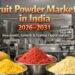 Fruit processing industry in India converting fruits into powder products