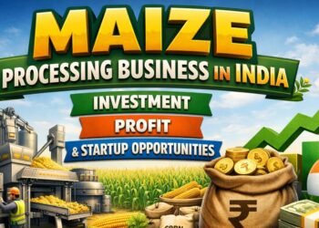 Maize processing plant in India producing starch, glucose and maize derivatives
