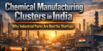 chemical manufacturing cluster in India with industrial plants