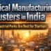 chemical manufacturing cluster in India with industrial plants