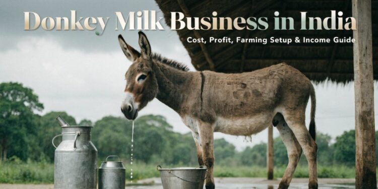 Donkey milk farming in India setup