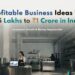 manufacturing business ideas under 1 crore in India